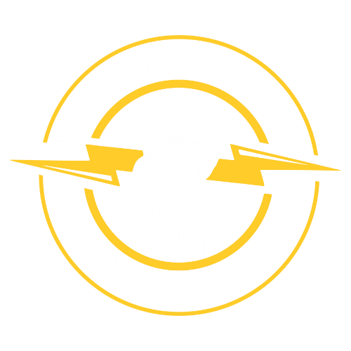 intense voltage logo circle