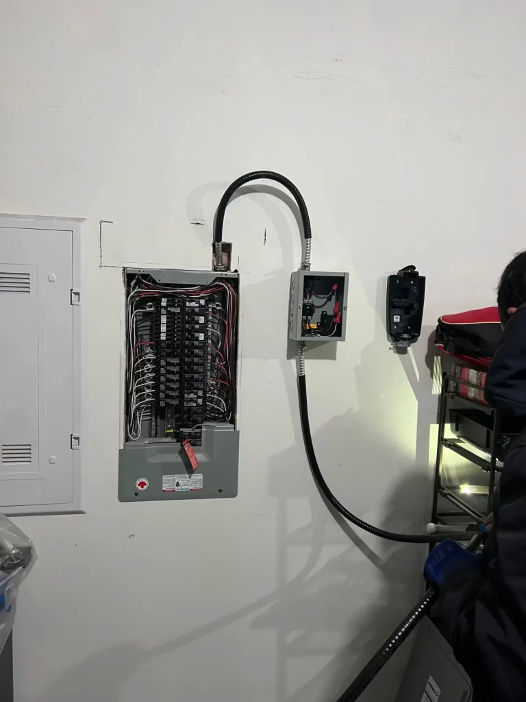 ev charger installation load managment