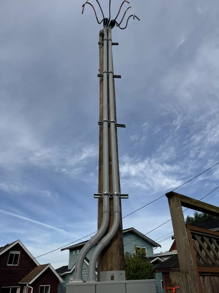 Duplex Meterhead Service Project with 400A Power and EV Garage